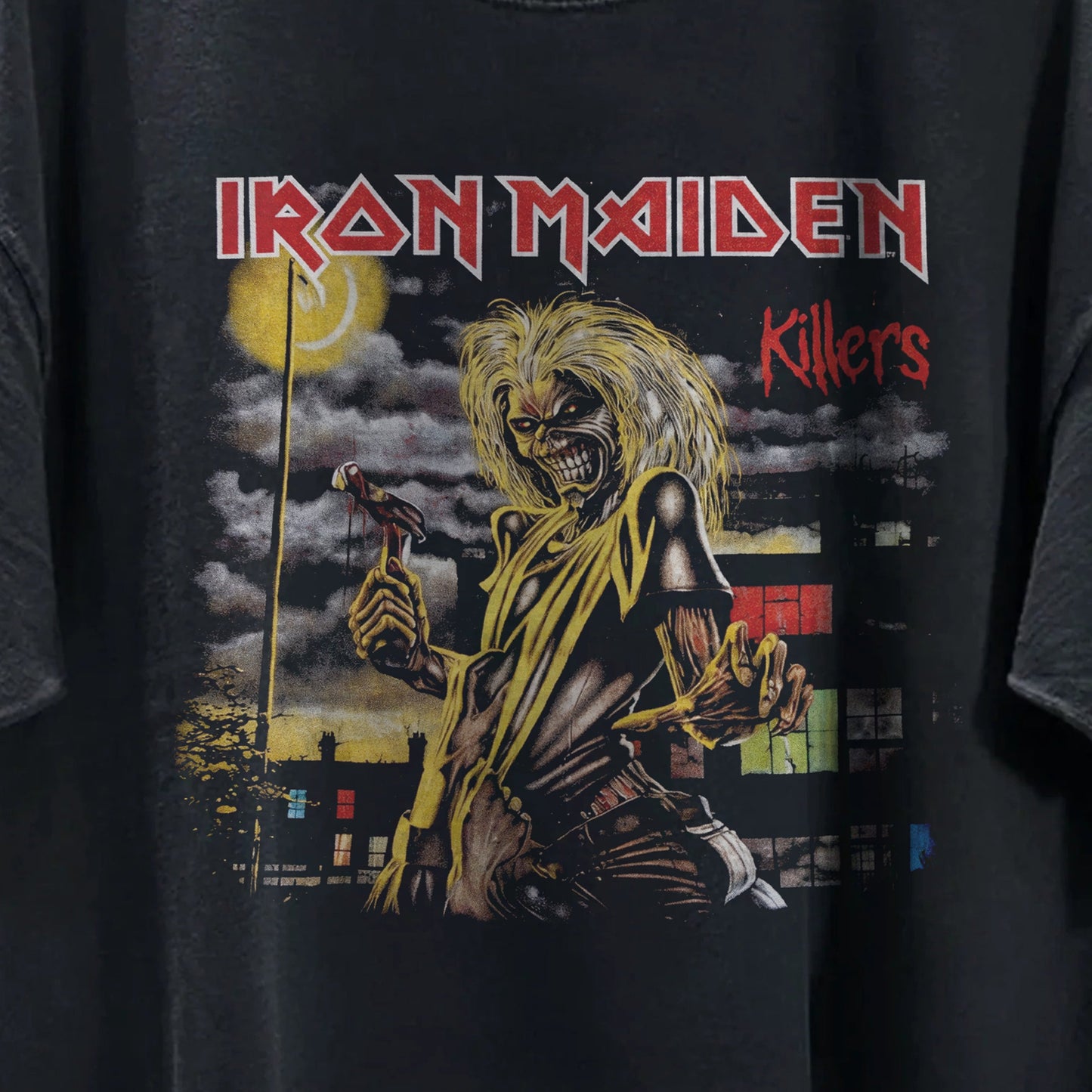 Vintage Iron Maiden 1999 Killers Washed Black Tee
