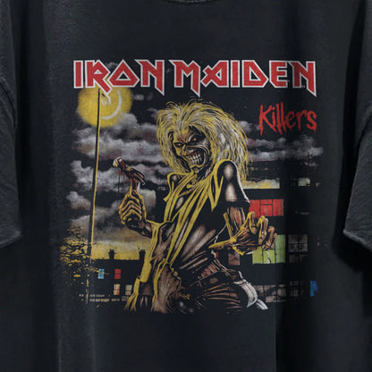 Vintage Iron Maiden 1999 Killers Washed Black Tee