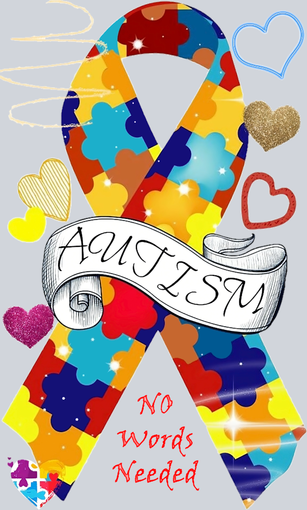 Autism No Words Needed - STK00321 (DTF Transfers)