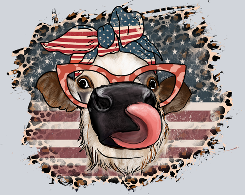 American Cow - STK00162 (DTF Transfers)
