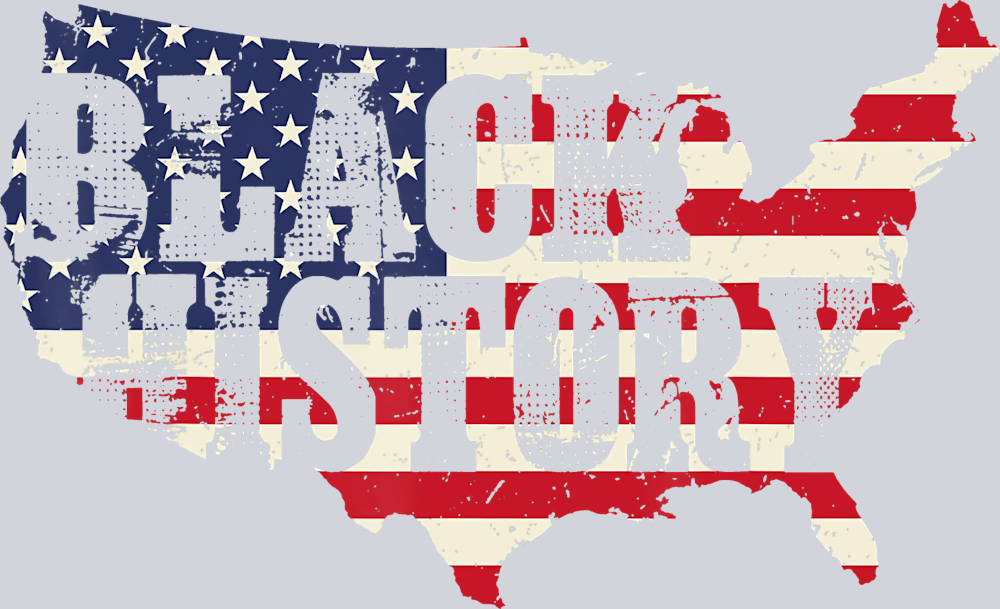 Black History USA Flag - STK00813 (DTF Transfers)