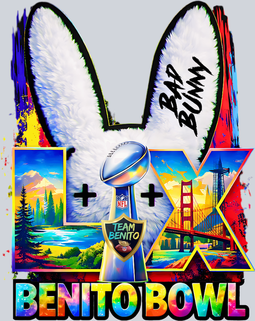 Benito Bowl - Bad Bunny - STK07573 (DTF Transfers)