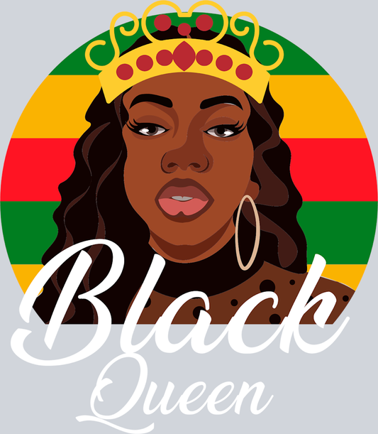 Black Queen 5 - STK00916 (DTF Transfers)