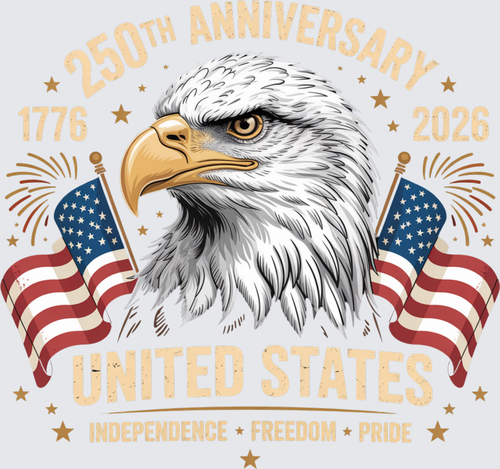 250th American Freedom - STK07779 (DTF Transfers)
