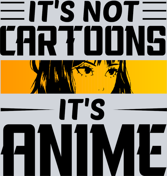 Anime Cartoons Anime Black - STK00256 (DTF Transfers)