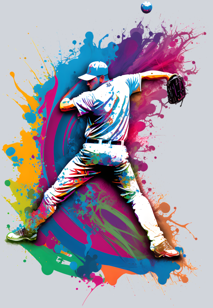 Baseball Player 4 - STK00425 (DTF Transfers)