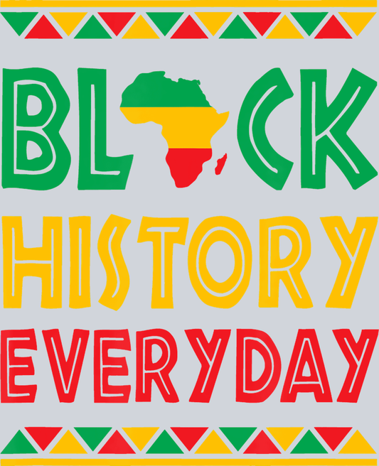 Black History Everyday Africa Stripe - STK00674 (DTF Transfers)