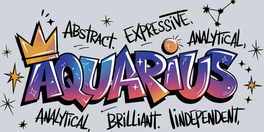 Aquarius Graffiti - STK00287 (DTF Transfers)