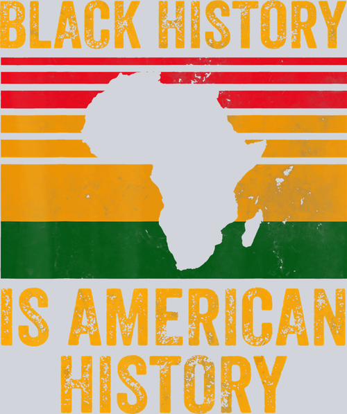Black History Is American History Stripes Africa 24 - STK00727 (DTF Transfers)