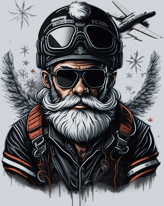 Aviator Santa 2 - STK00346 (DTF Transfers)