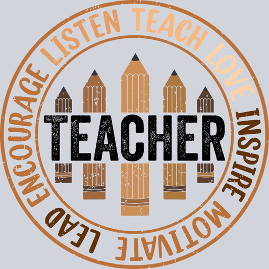 Black Heritage Melanin Teacher - STK00654 (DTF Transfers)