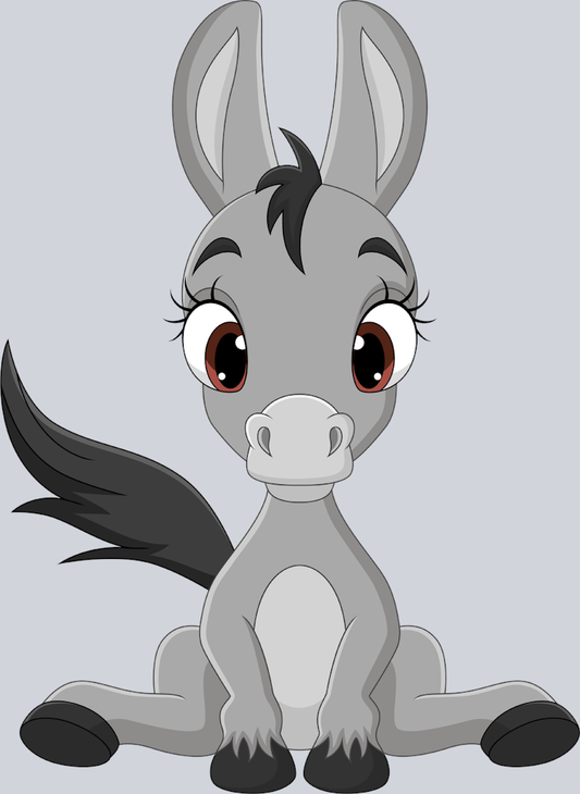 Baby Donkey - STK00353 (DTF Transfers)